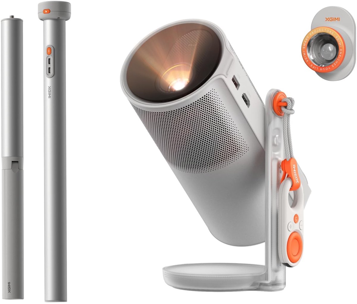Omgoods - Draagbare Projector met Google TV en 5 Uur Afspeeltijd