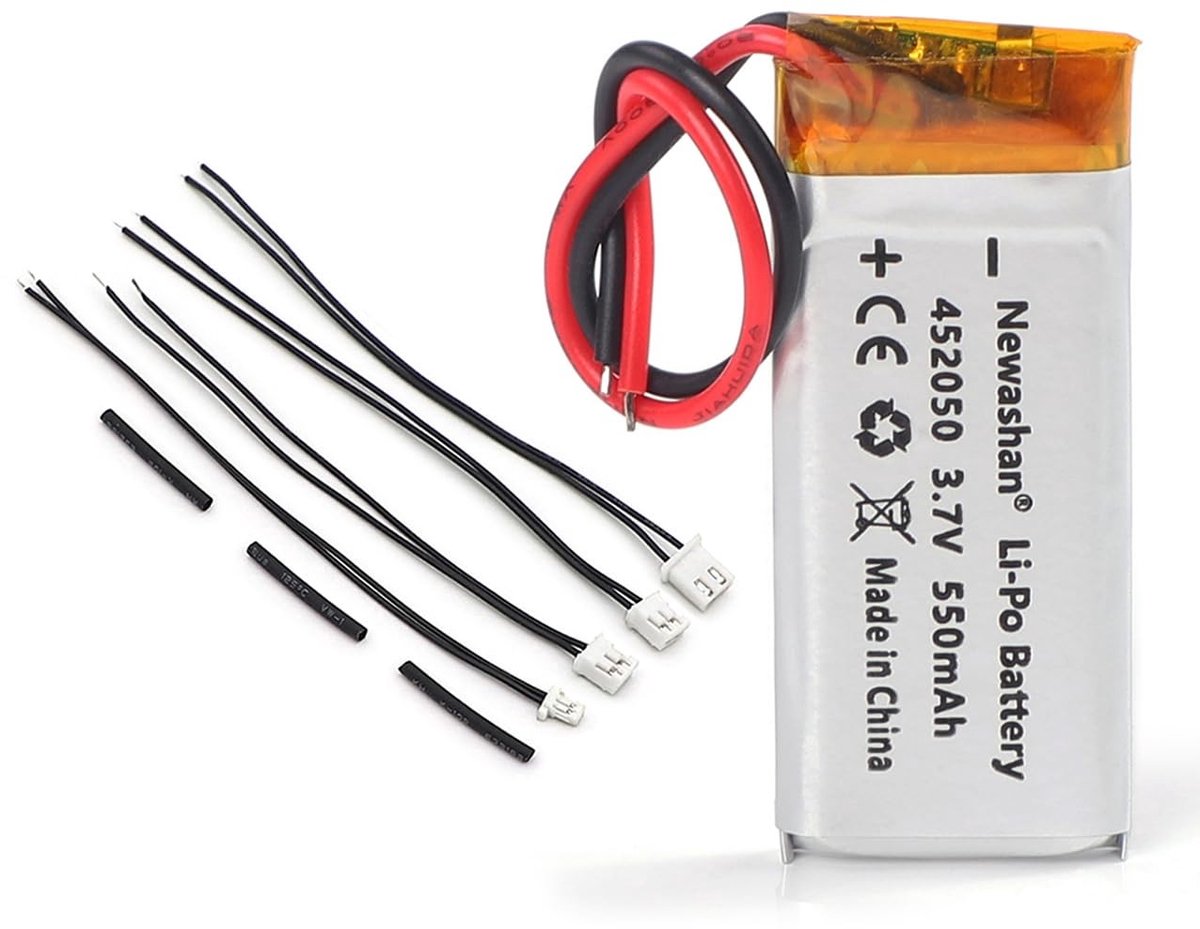 Omgoods - Vervangende LiPo Accu 550mAh voor Bluetooth Intercom