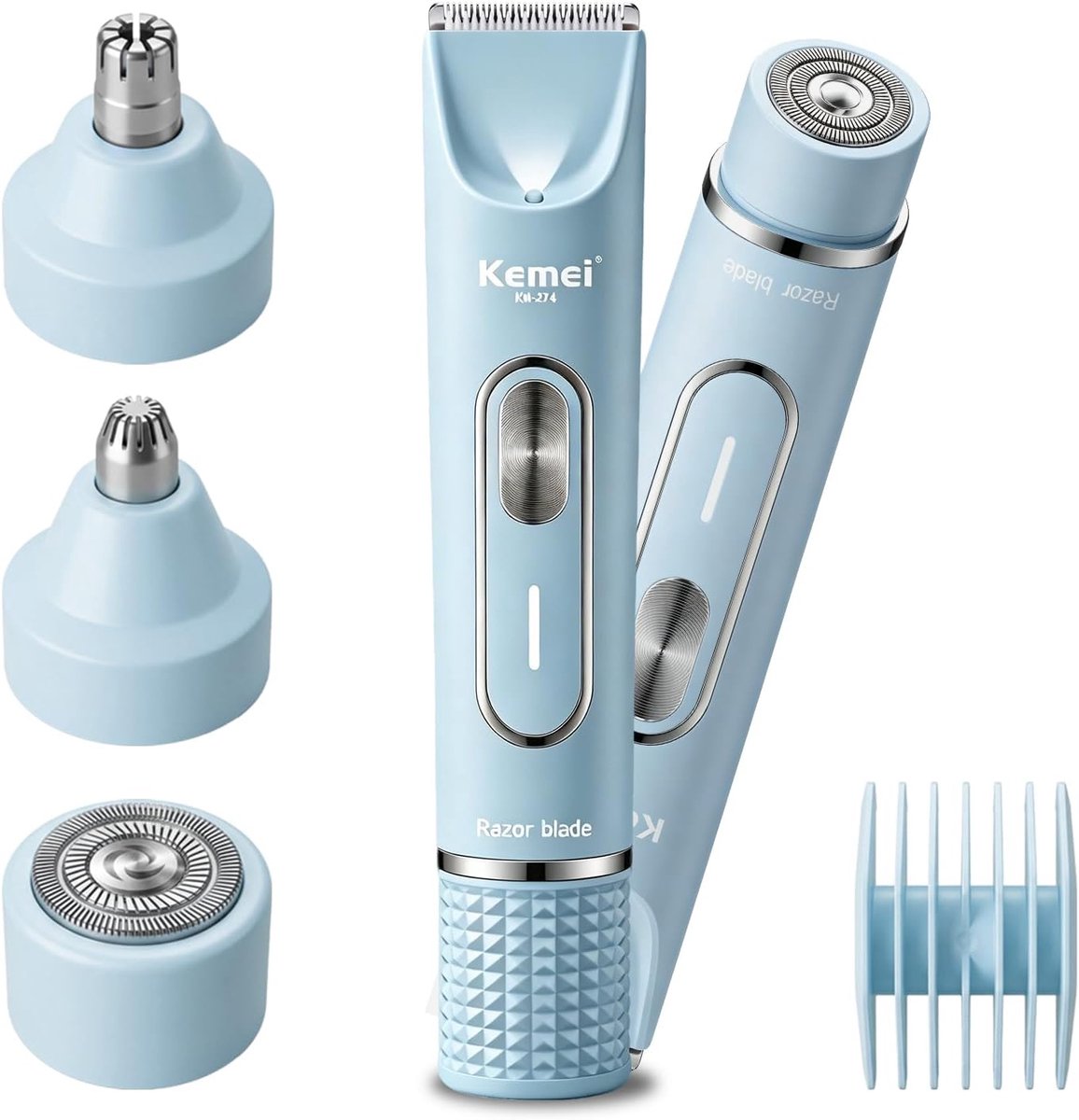 Elektrisch Scheerapparaat Dames 3-in-1 - Bikinitrimmer - Keramisch Blad - Wenkbrauw & Neustrimmer - USB-C Oplaadbaar