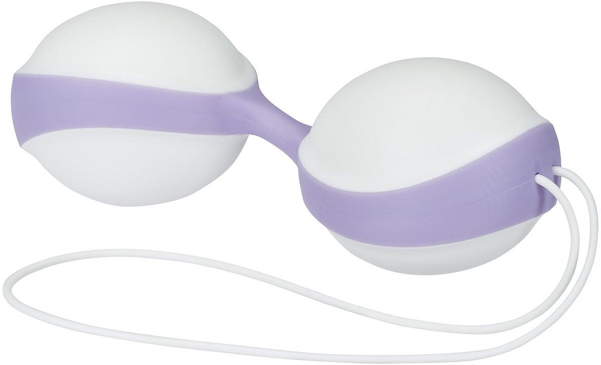 AMOR vaginale ballen voor het trainen van de bekkenbodemspieren I Versterking van de bekkenbodemspieren I Medische vaginale ballen I wit-lila I Medisch product