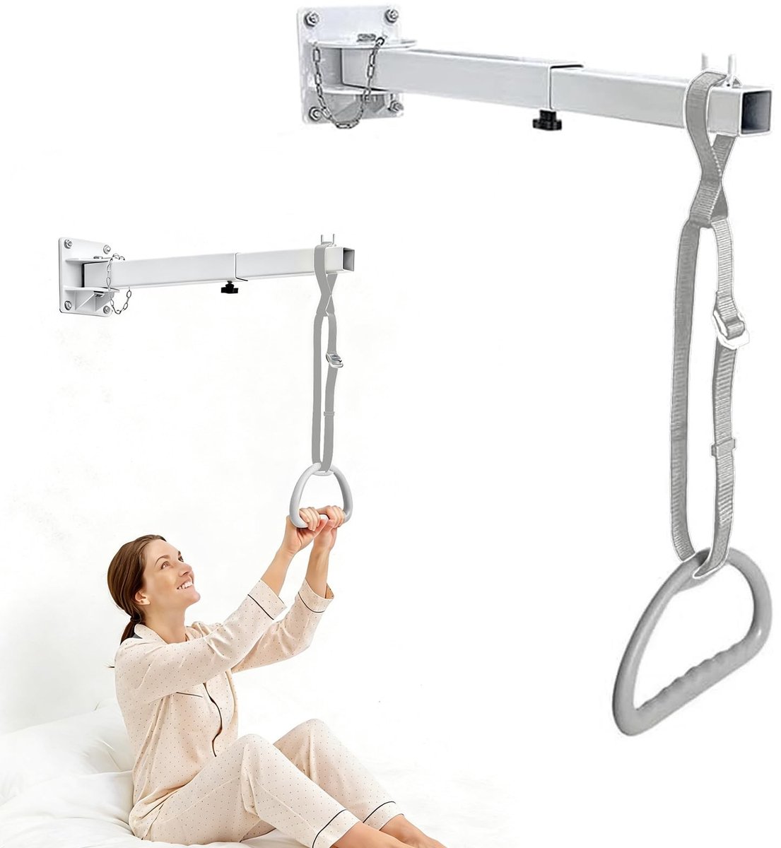 Omgoods - Bedtrapeze voor Senioren en Gehandicapten, Optrekhulp