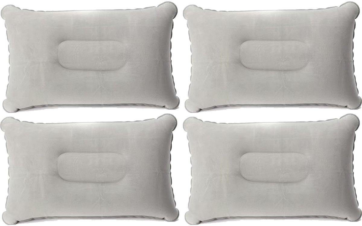 Omgoods - Set van 4 Opblaasbare Reiskussens voor Comfort onderweg