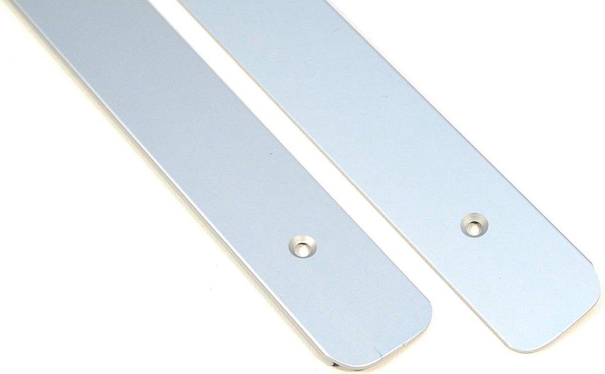 Hoeklijst Keuken - Werkblad Rand - Rand Afdekken - Aluminium Materiaal - 2 stuks 60 cm - Aluminium