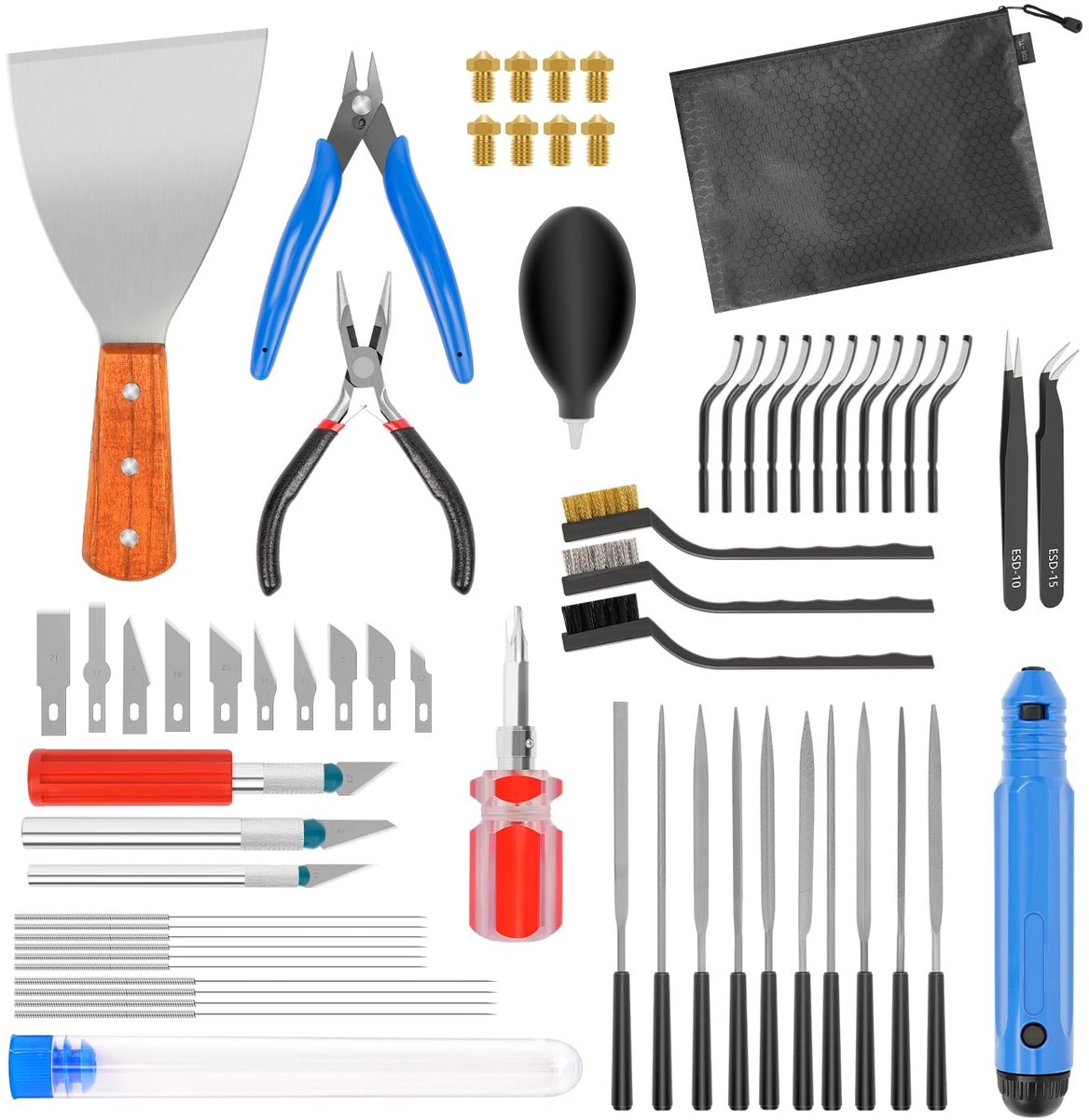 Omgoods - 66-delige 3D Printer Accessoiresset voor Volwassenen