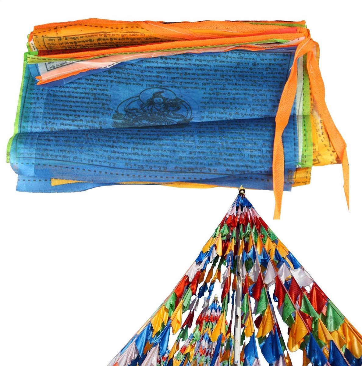 Elzusha - Tibetaanse Gebedsvlaggen voor Meditatie en Decoratie