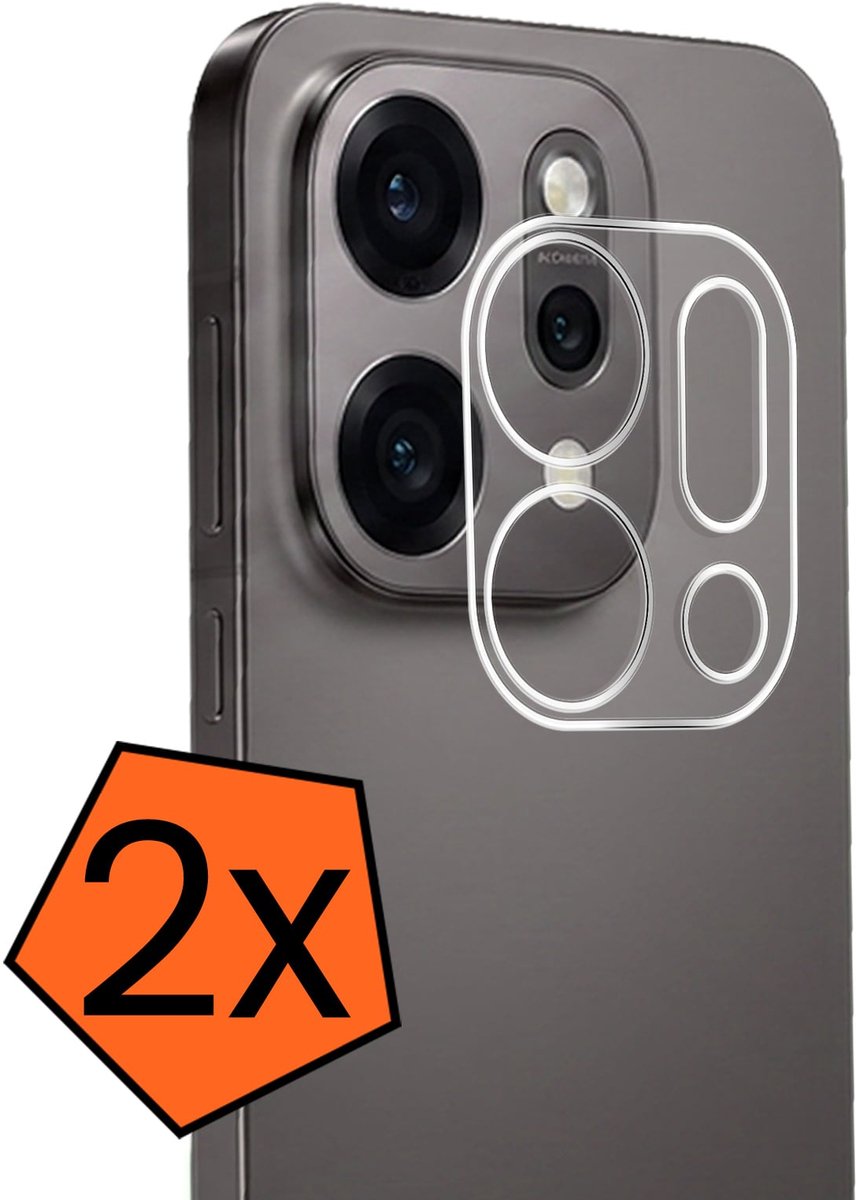Camera Lens Protector - 2 Stuks - Geschikt voor Oppo Reno 14 - Camera Screenprotector - Gehard Glas - Beschermglas - Tempered Glass - Screen Protector