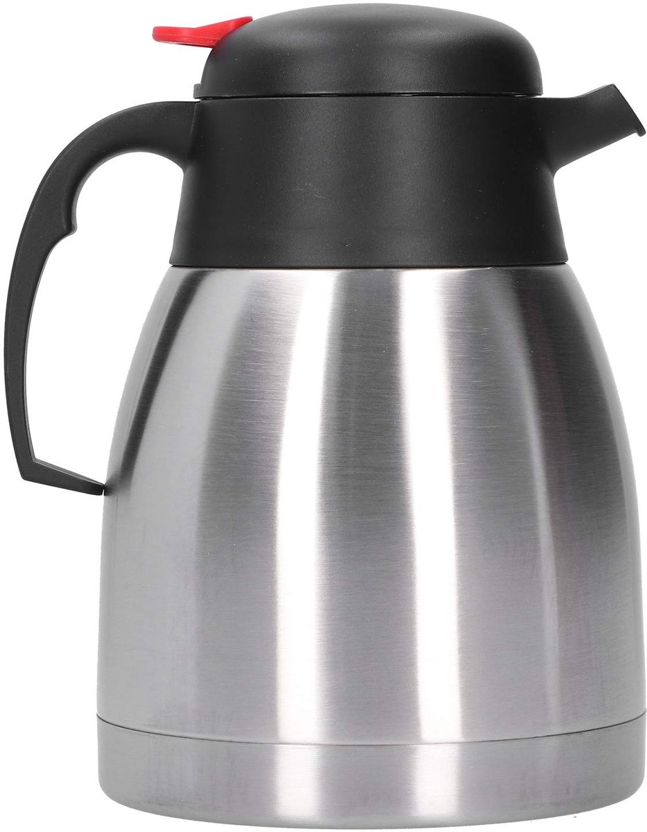 Elzusha - Thermoskan RVS 1.5 Liter Vacuüm Geïsoleerd - Zilver