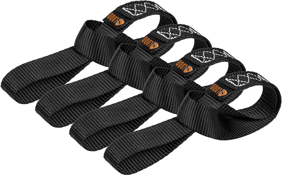 Elzusha - Set van 4 Flexibele Sjorbanden 38mm x 35cm voor Motor Quad Boot 3500 kg