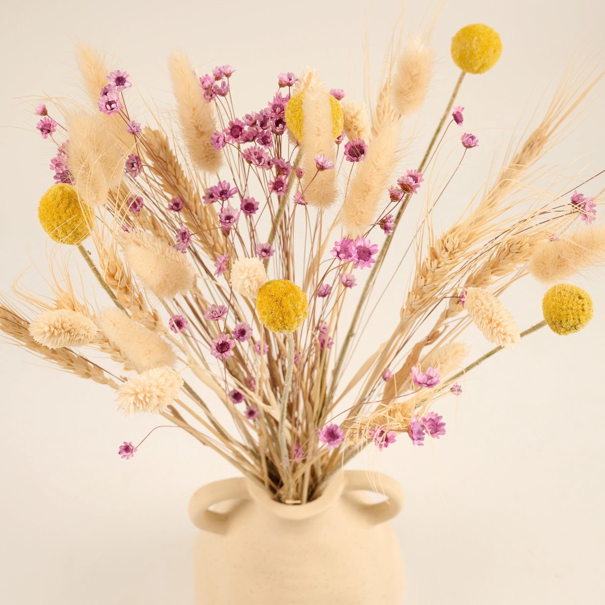 Elzusha - Set Gedroogde Bloemen 135 Stengels Boeket Natuurlijke Decoratie