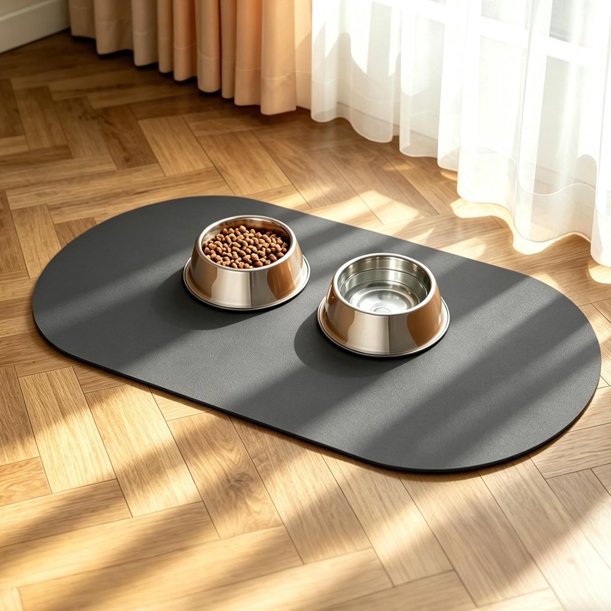 KZQ Absorberende Antislip Waterdichte Voermat Voor Honden En Katten Sneldroog 40x60 cm