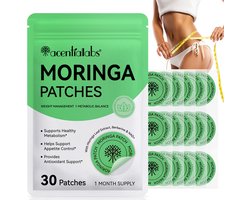 acentiallabs Moringa Patches 30 Stuks – Berberine Patches met NAD+, Resveratrol, L-Carnitine & Q10