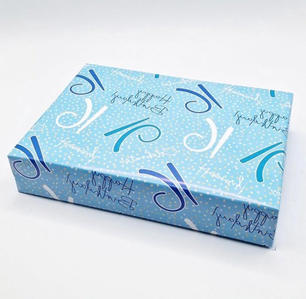 Inpakpapier Verjaardag - Cadeaupapier Vellen - Verjaardag Inpakken - Met 2 Labels - 50x70 cm - Blauw