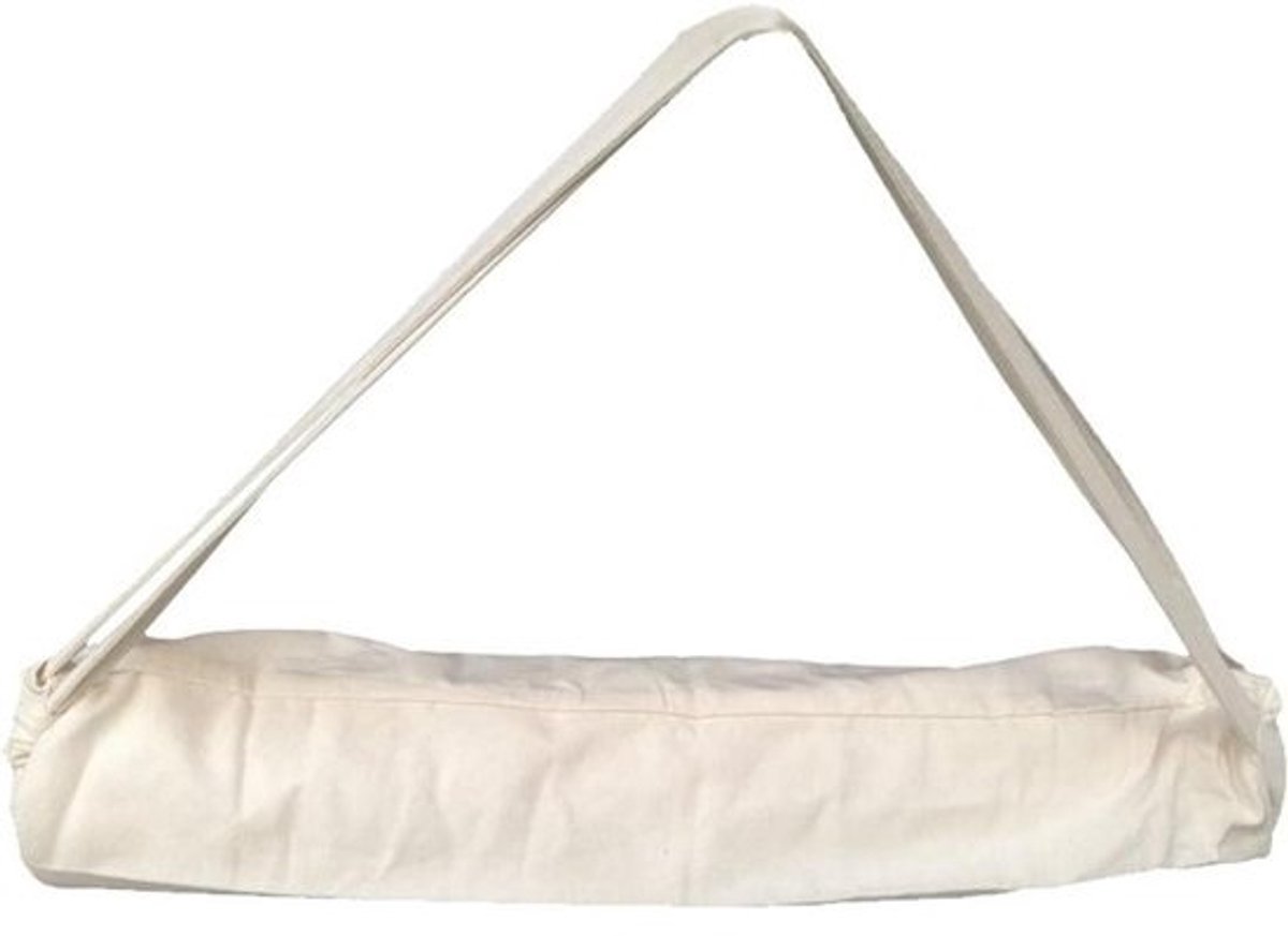 Yoga Mat Opbergtas - Oefenkussen Sling Bag - Sport en Reizen - Lichtgewicht en Ademend - 73x13 cm - Wit