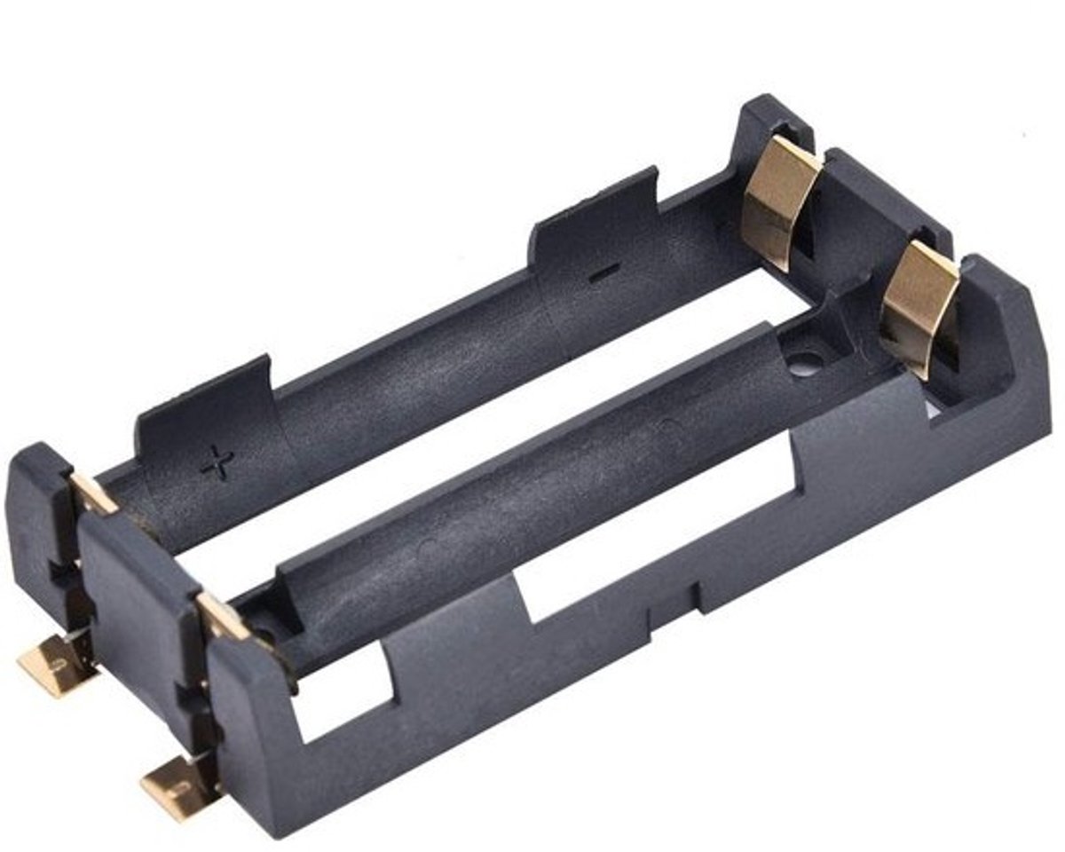 Solidchoice - Dailygoody - Batterijhouder 2 Stuks - 3.7V Oplaadbaar - Compact en Duurzaam - 2-Cel - Ideaal voor Doe-Het-Zelf Projecten - Geschikt voor Diver...