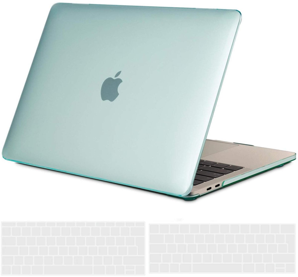 MacBook Pro 13 inch Hardcase - Ultra Dun Beschermhoes - Crystal Mint Groen