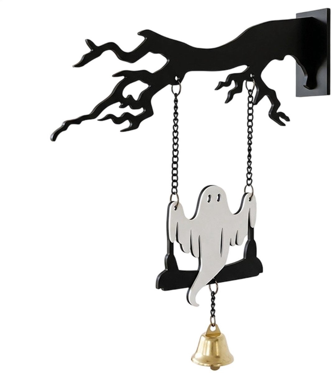 Decoratieve Halloween Bel met Spook- en Vleermuisontwerp