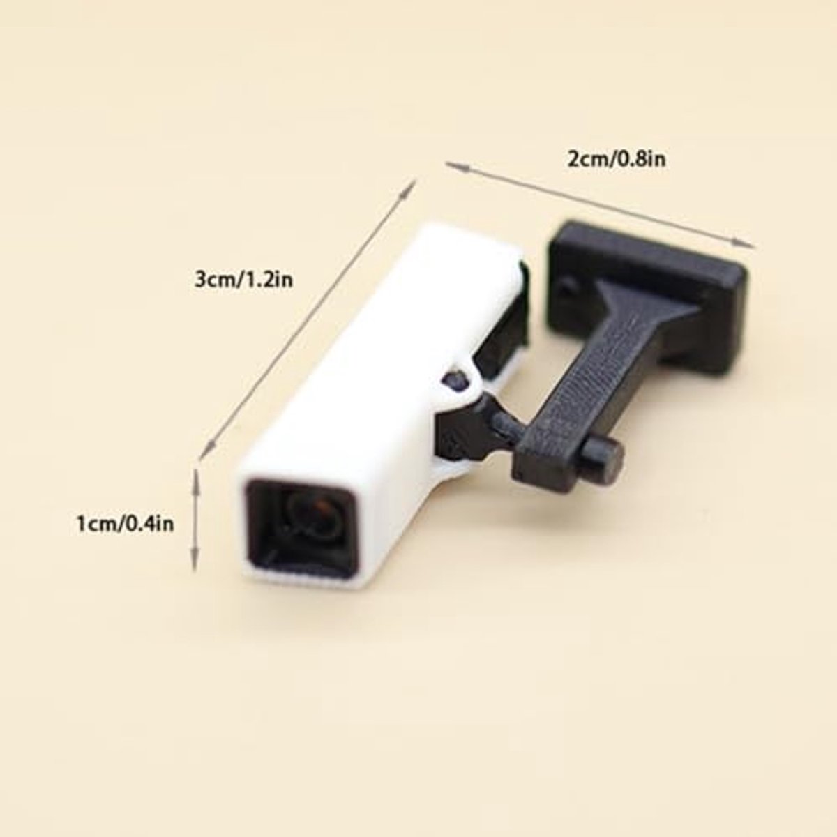 Set van 2 Mini Camera's - Miniatuur Beveiligingscamera's - Wit