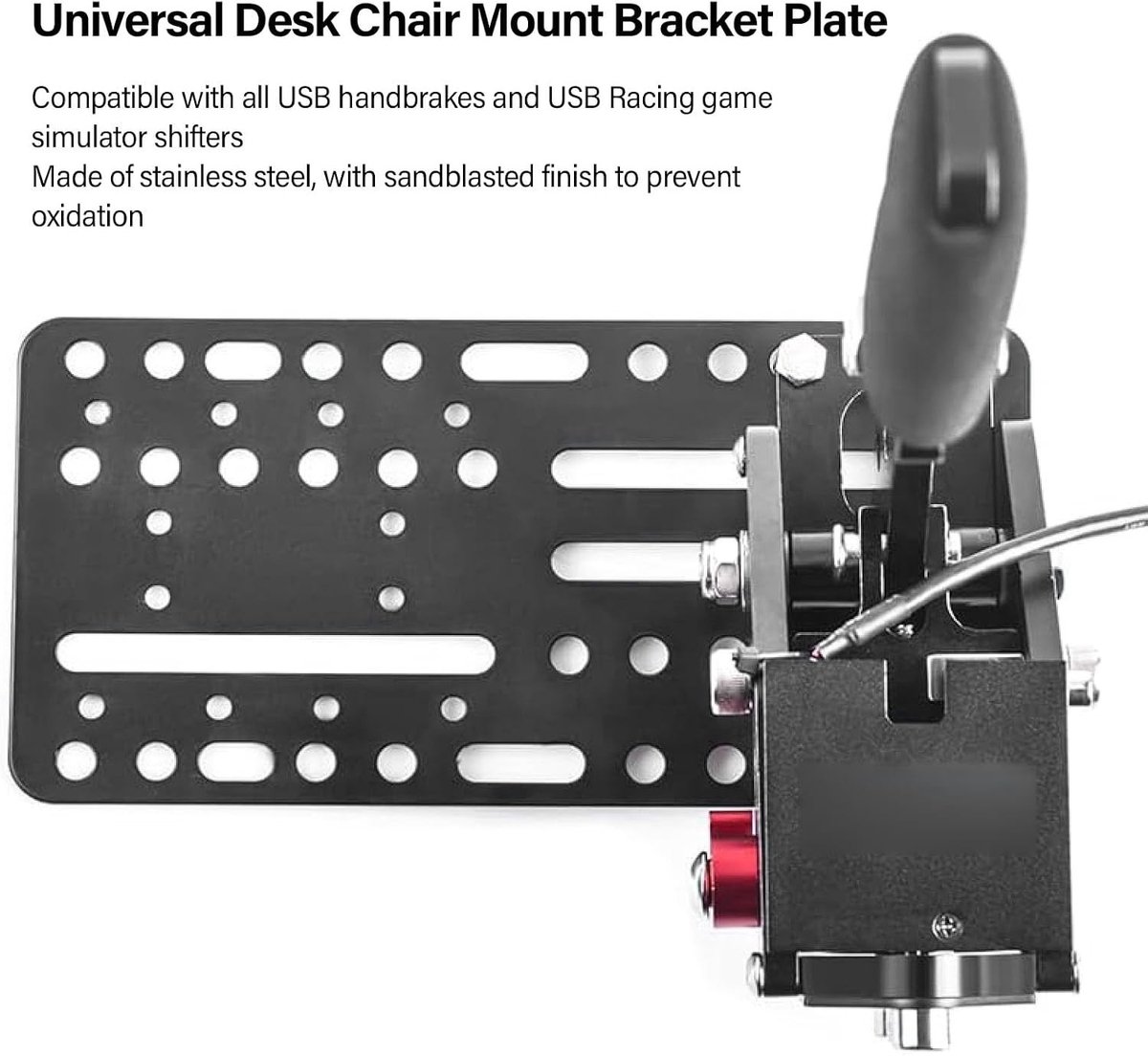 USB Bevestigingsplaat voor Bureau, Ideaal voor Opberging van SIM Drive en USB-aansluitingen