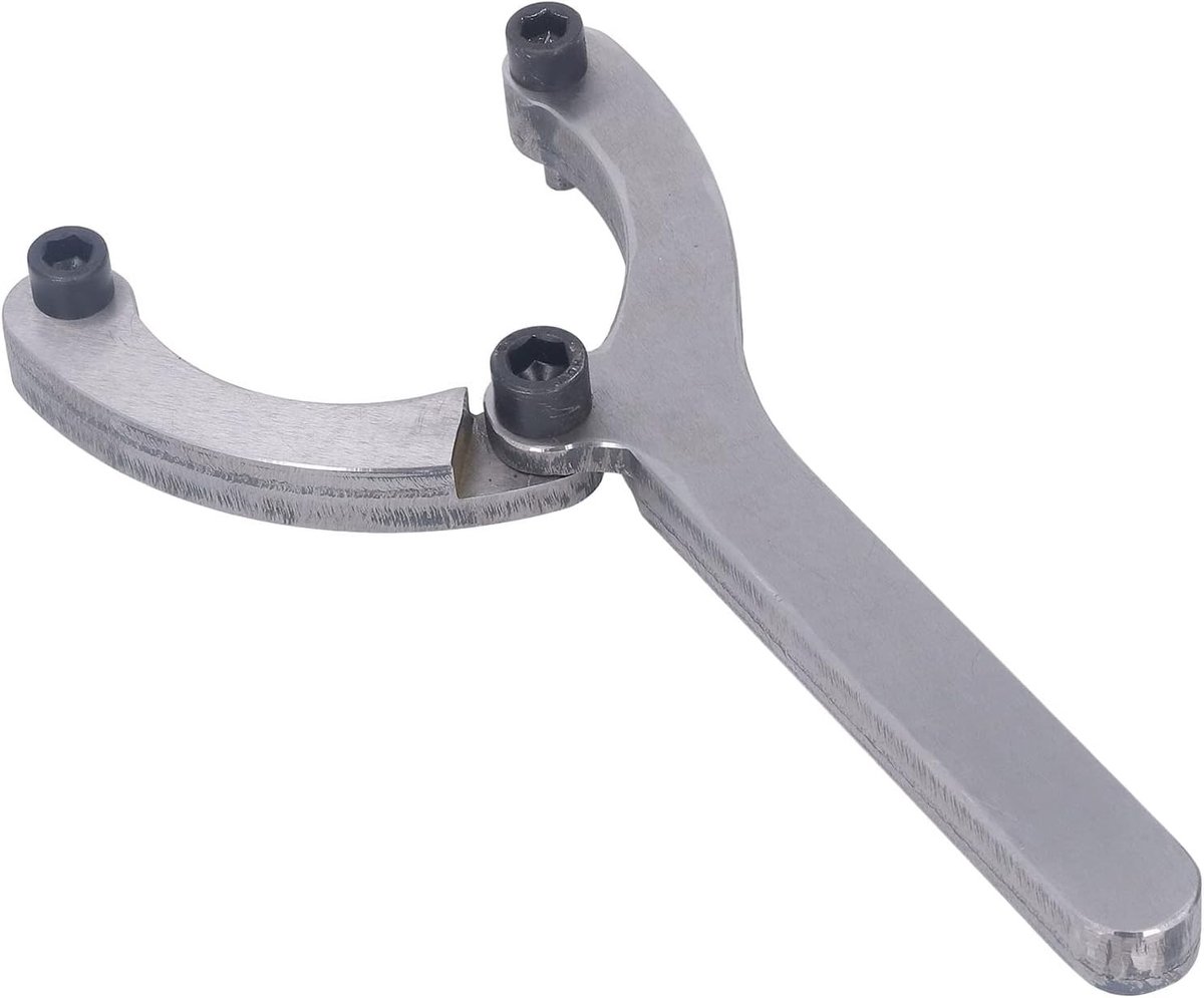 Verstelbare Sleutellegering van Staal voor Hydraulische Cilinders - Kliermoer Verwijderaar met Aanstelbereik van 20-210 mm, Geschikt voor Pingatgroottes ≥1/4 inch, Duurzaam en Efficiënt Gereedschap