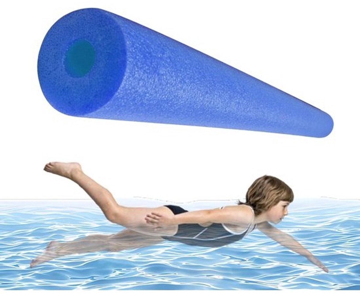 Zwembadnoedels Schuimrubberen - Zwemstokken Drijfmiddel - Waterpret Vergroten - Levendig Kleurenassortiment - 120x6 cm - Blauw