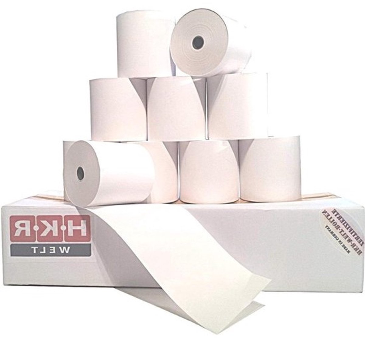 Thermische Rollen - Kassarollen Kassabon - Kassasysteem Gebruik - Gecertificeerd Duits Papier - 57/50/12 mm - Wit