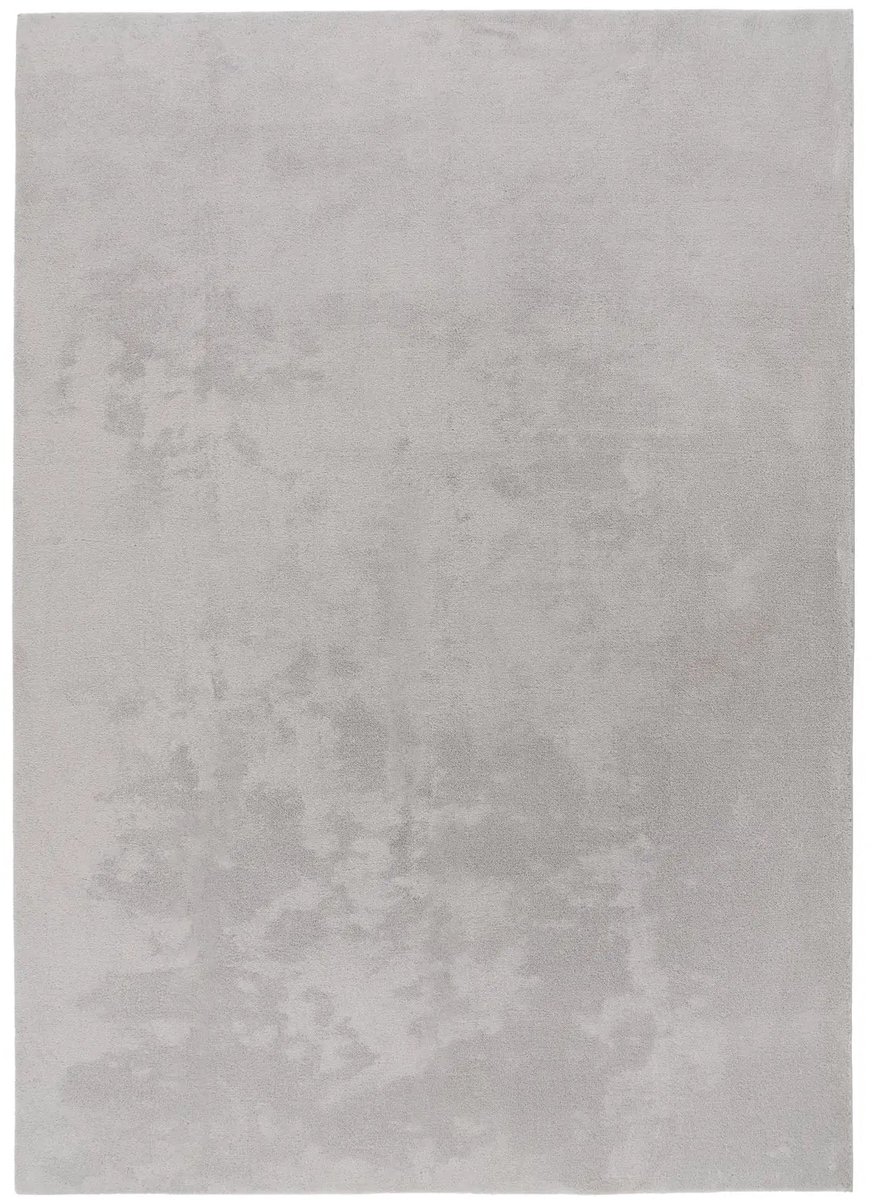 Dutch XXL Wasbaar Vloerkleed | Tapijt | Relax | Uni | Zilver | 200x280 cm