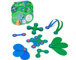 Clixo | Itsy Pack | Groen/Blauw | Set van 18