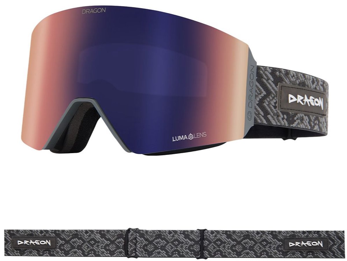 Dragon Alliance RVX MAG OTG Skibril - Scorched/Opal Fire & Amber