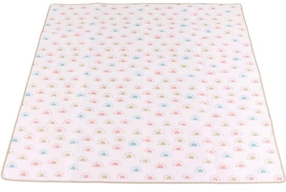 Kinderstoel Vloermat - Baby Eetkamerstoel Mat - Vloer Beschermen - Waterdicht Antislip Ontwerp - 110 x 110 cm - Multicolor