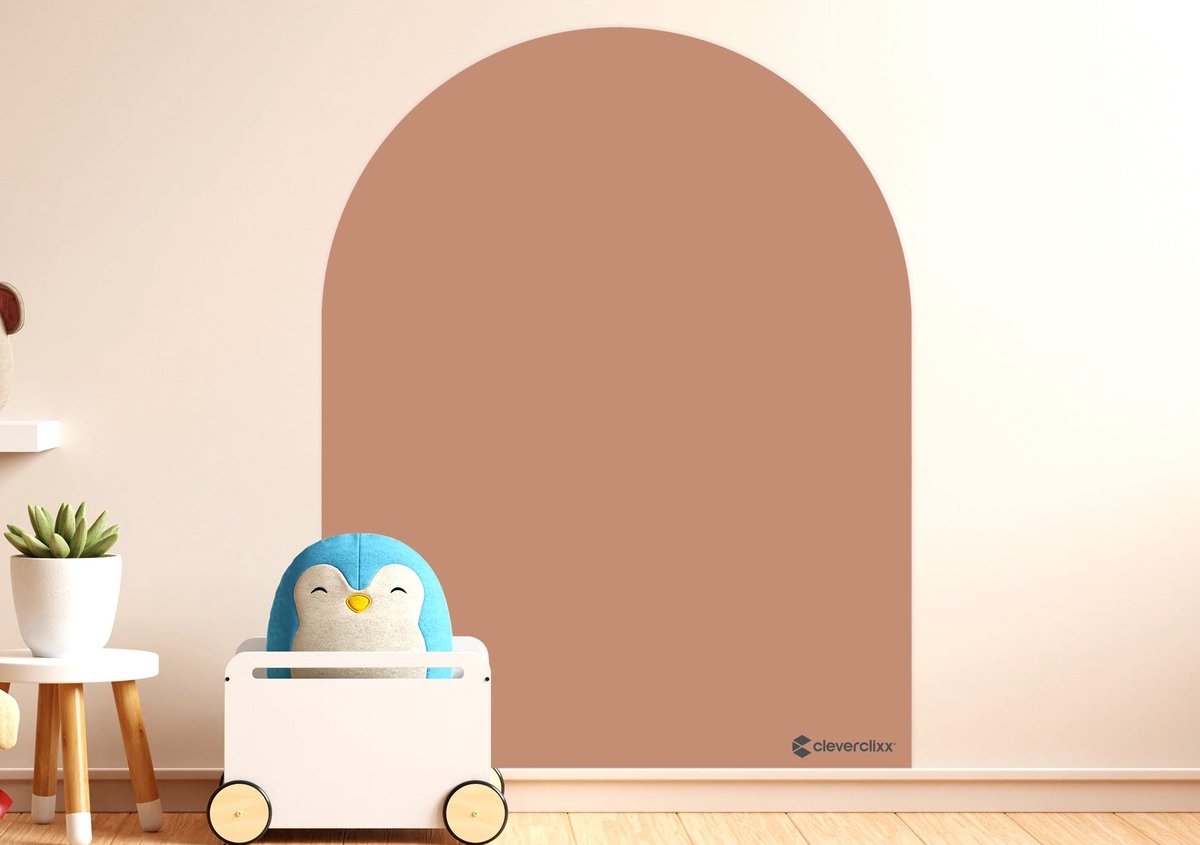 Cleverclixx | Magnetic Wall Sticker 95x75cm | Mocha Cream | Speelgoed +3 jaar