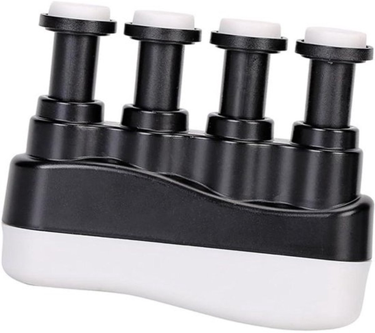 Vinger Krachttrainer - Grip Versterker - Vingerbehendigheid Verbeteren - Hoge Sterkte Metalen Veren - 9.2 x 7.2 cm - Zwart