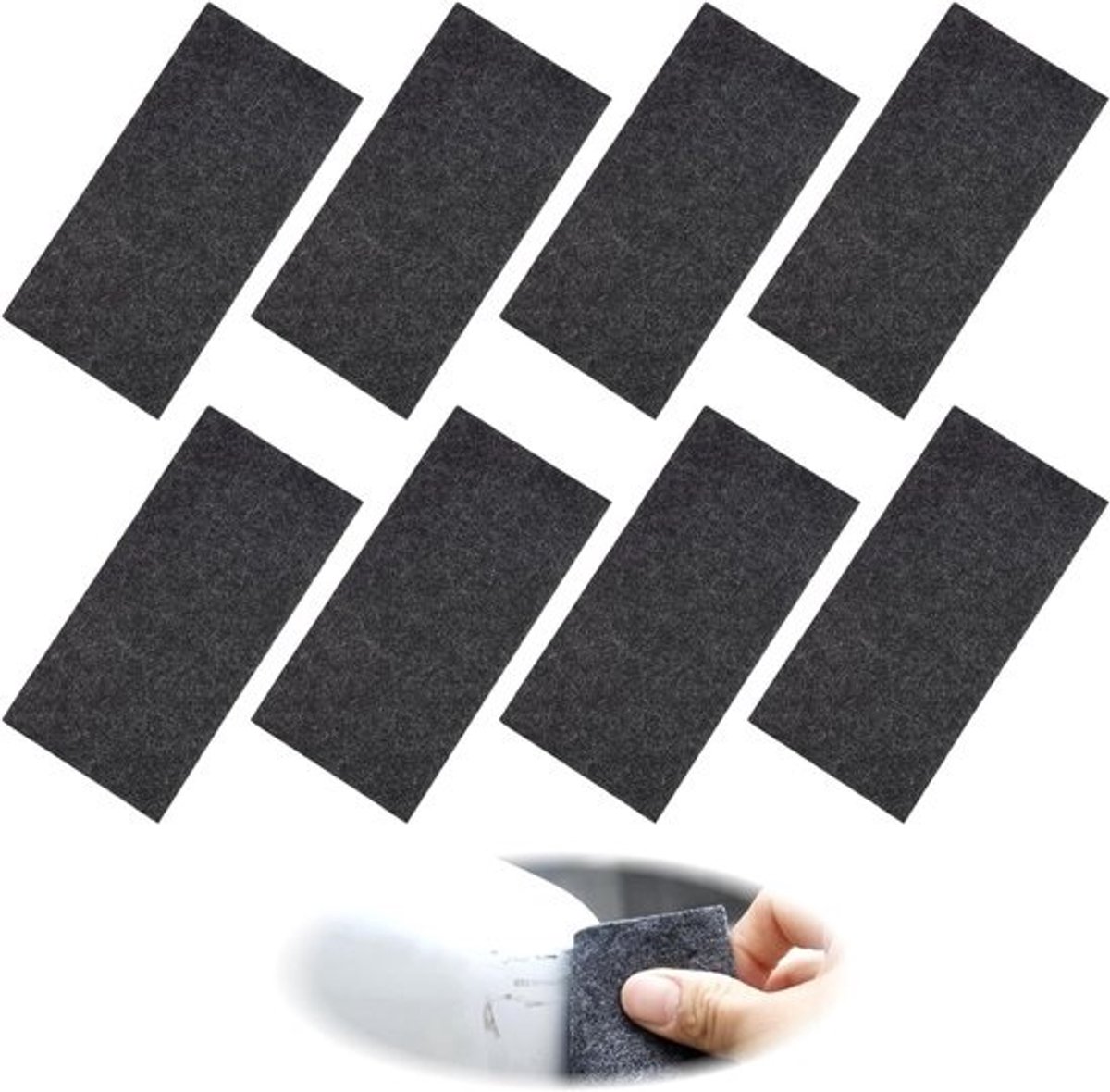 Pack van 10 Nano Sparkle Doeken - Auto Krassen Verwijdering - Lak Polijsten - Multi-Herbruikbaar voor Licht Krassen, Hars, Teer, Vogelpoep & Watervlekken, Hoge Glans Afwerking