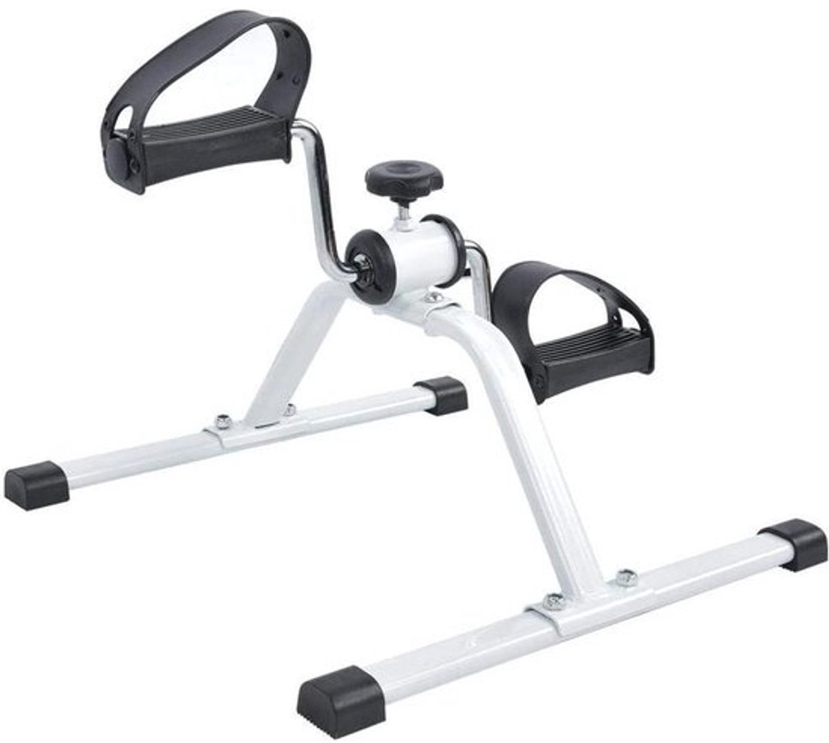 Hometrainer Mini Fiets - Beentrainer Oefenapparaat - Revalidatie Training - Traploze Weerstand Instelling - 43 x 41 x 26 cm