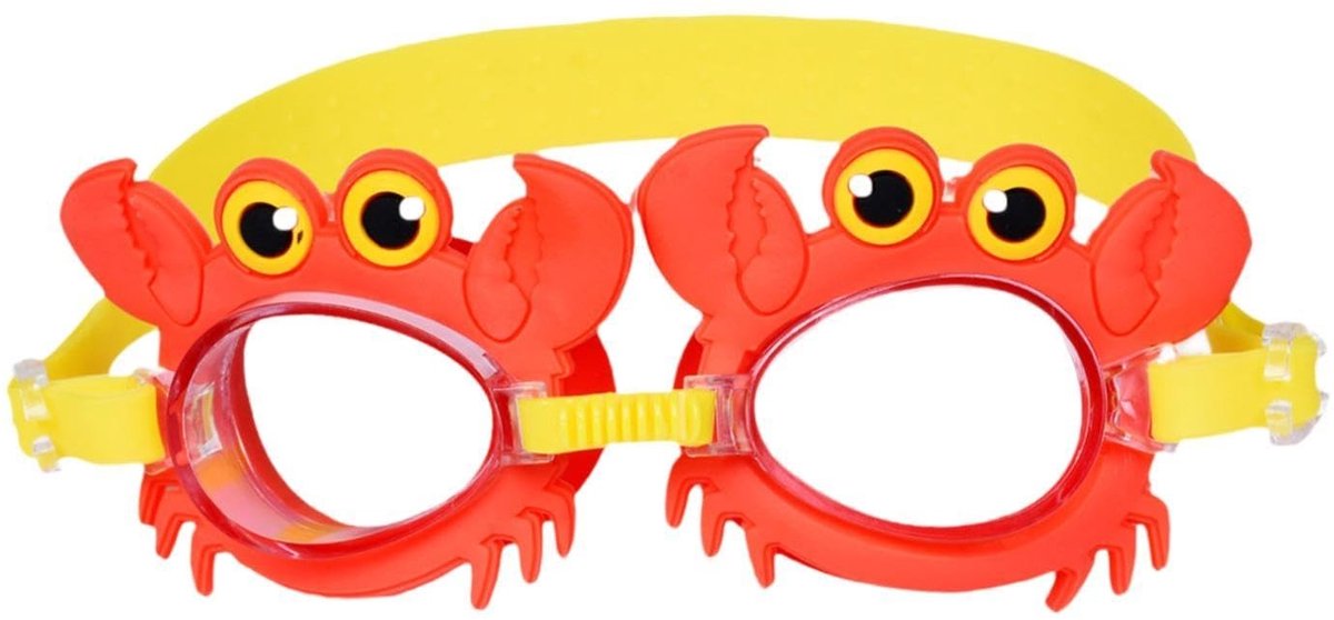 Kinderzwembril met Anti-Krab - Waterdicht Oranje