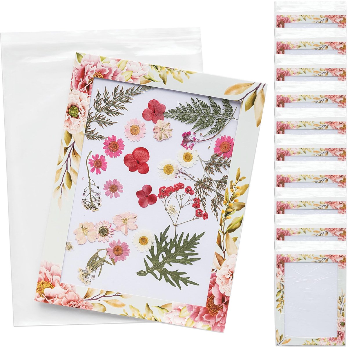 Opslagset voor Gedroogde Bloemen - 10 Opbergzakken