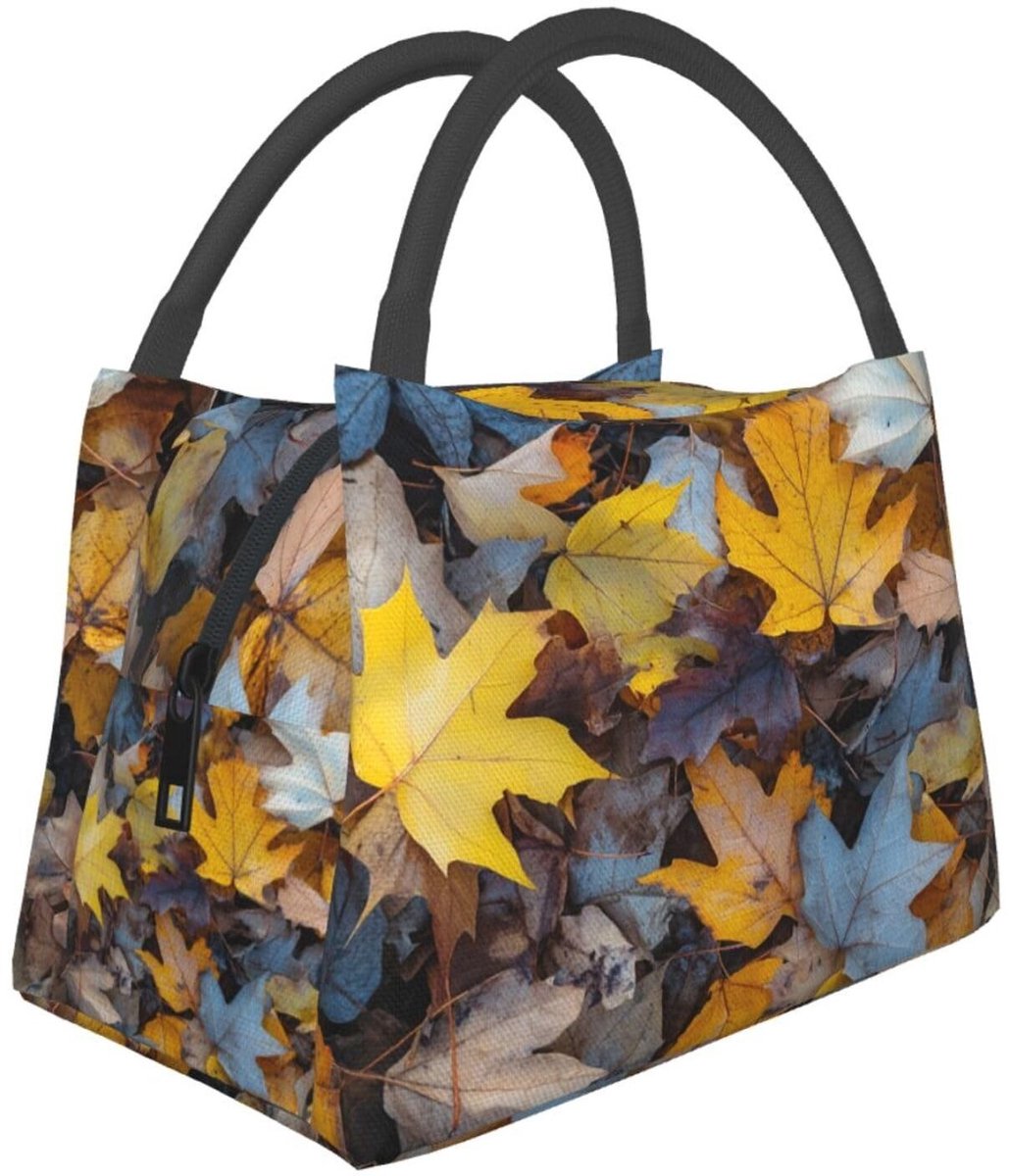 Vouwbare Koeltas - Geïsoleerde Lunch Box - Autumosaic Print