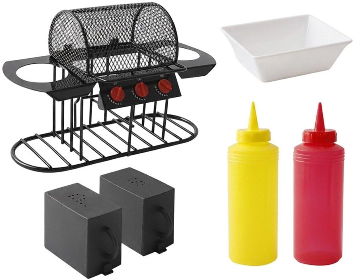 Metalen Grill Zijplank - Opslag voor Keuken en Camping