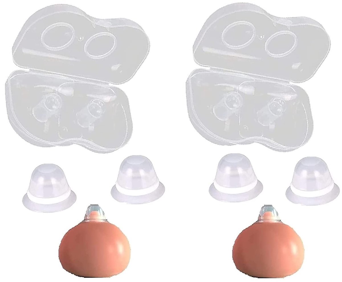 Nipple Corrector Silicone - 2 Stuks met Draagdoos