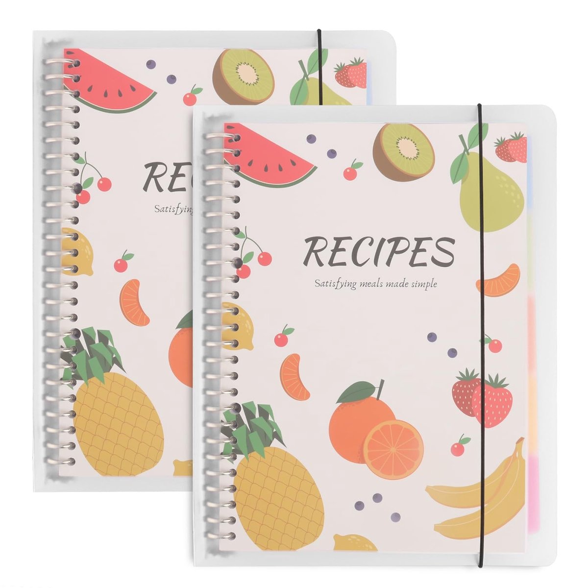 Receptenboek - 2 Pack met 160 pagina's en conversietabel