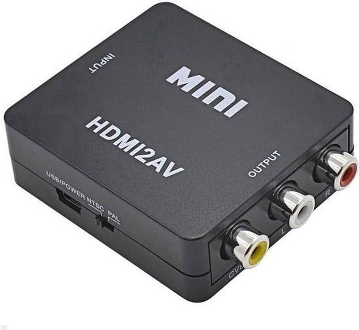 Image of New Age Devi - HDMI-naar-Tulp AV-converter - HDMI2AV-converter - HDMI-naar-RCA-adapter - composiet audiovideo-adapter