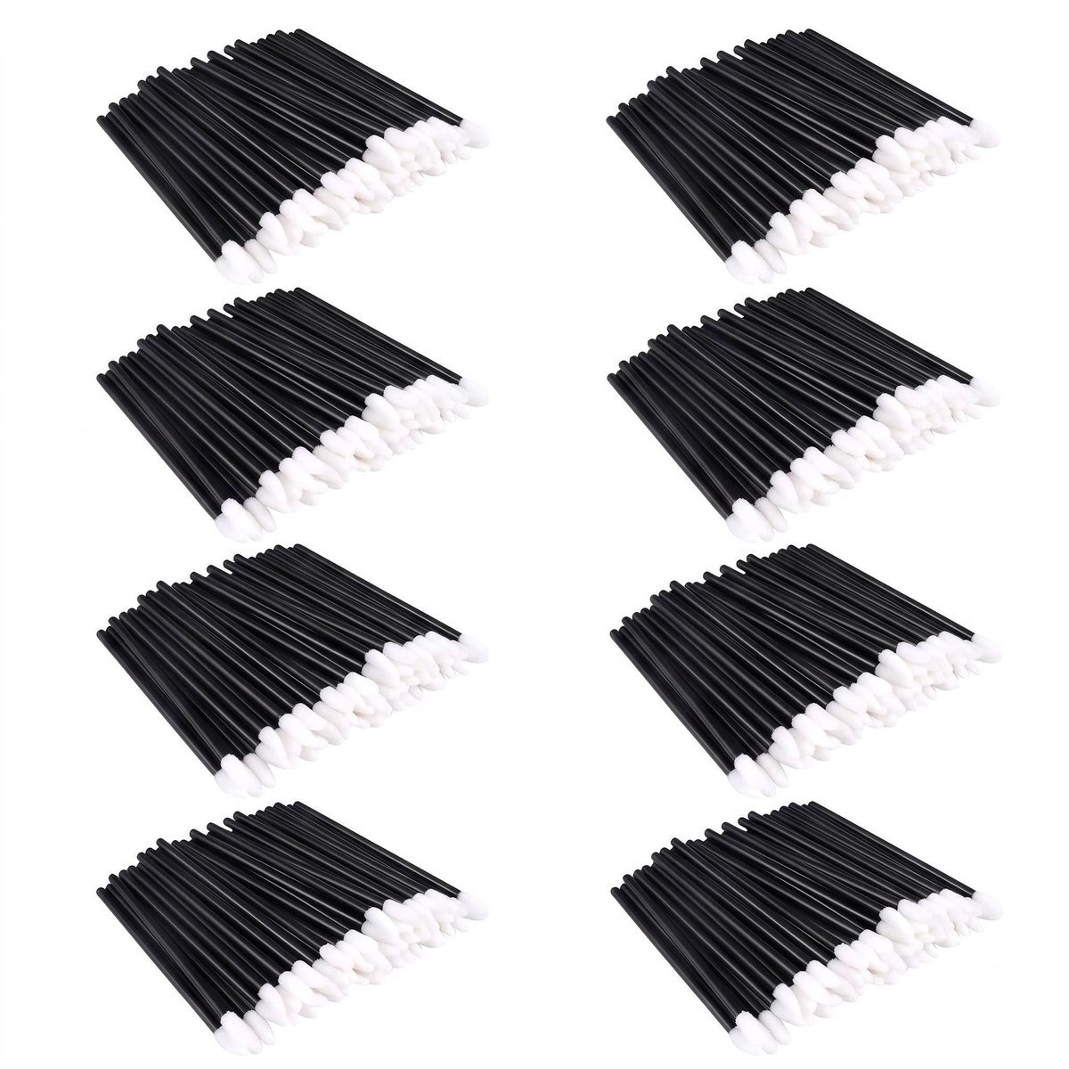 Lippenpenselen - Wegwerpkwasten - Zwart - 400 stuks
