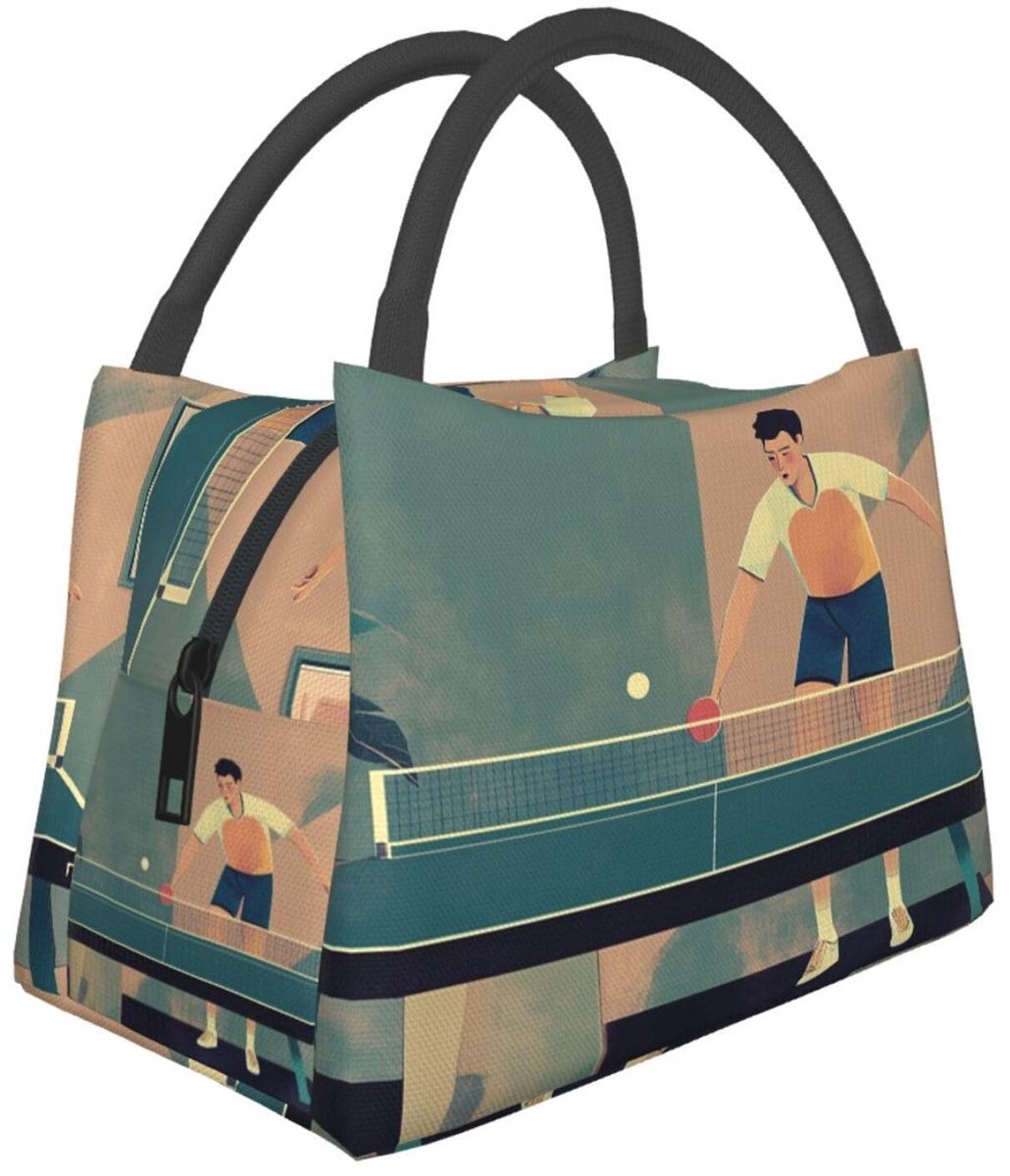 Opvouwbare Geïsoleerde Lunch Box - Lekbestendig en Rechthoekig - Pingflare Print