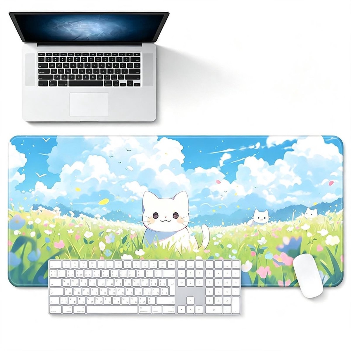 Gaming Muismat - Waterdicht en Antislip - Kat Motief