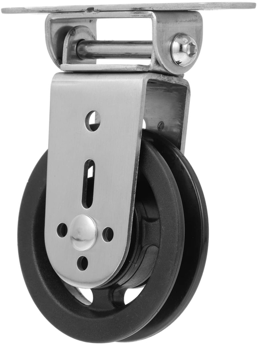Stille Trekschijf voor Fitness - Aluminium en Nylon
