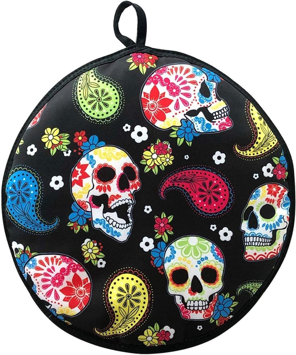Tortilla warmer - Isolerende, magnetronbestendige tas - Zwart