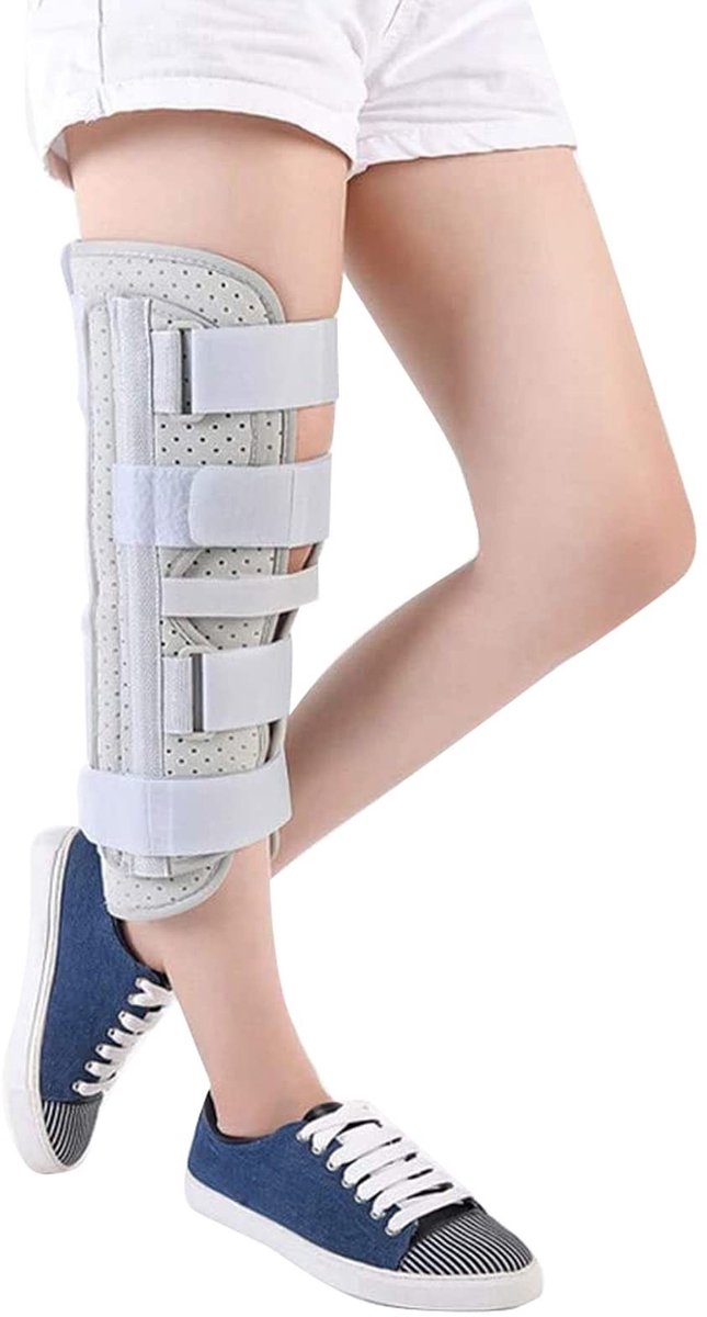 Knie Immobilizer - Ondersteuning voor herstel en slaap, M