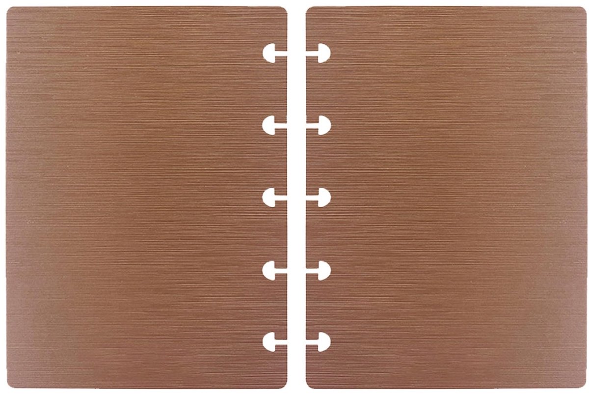 Discbound Notebookhoezen - Set van 1 - Bruin