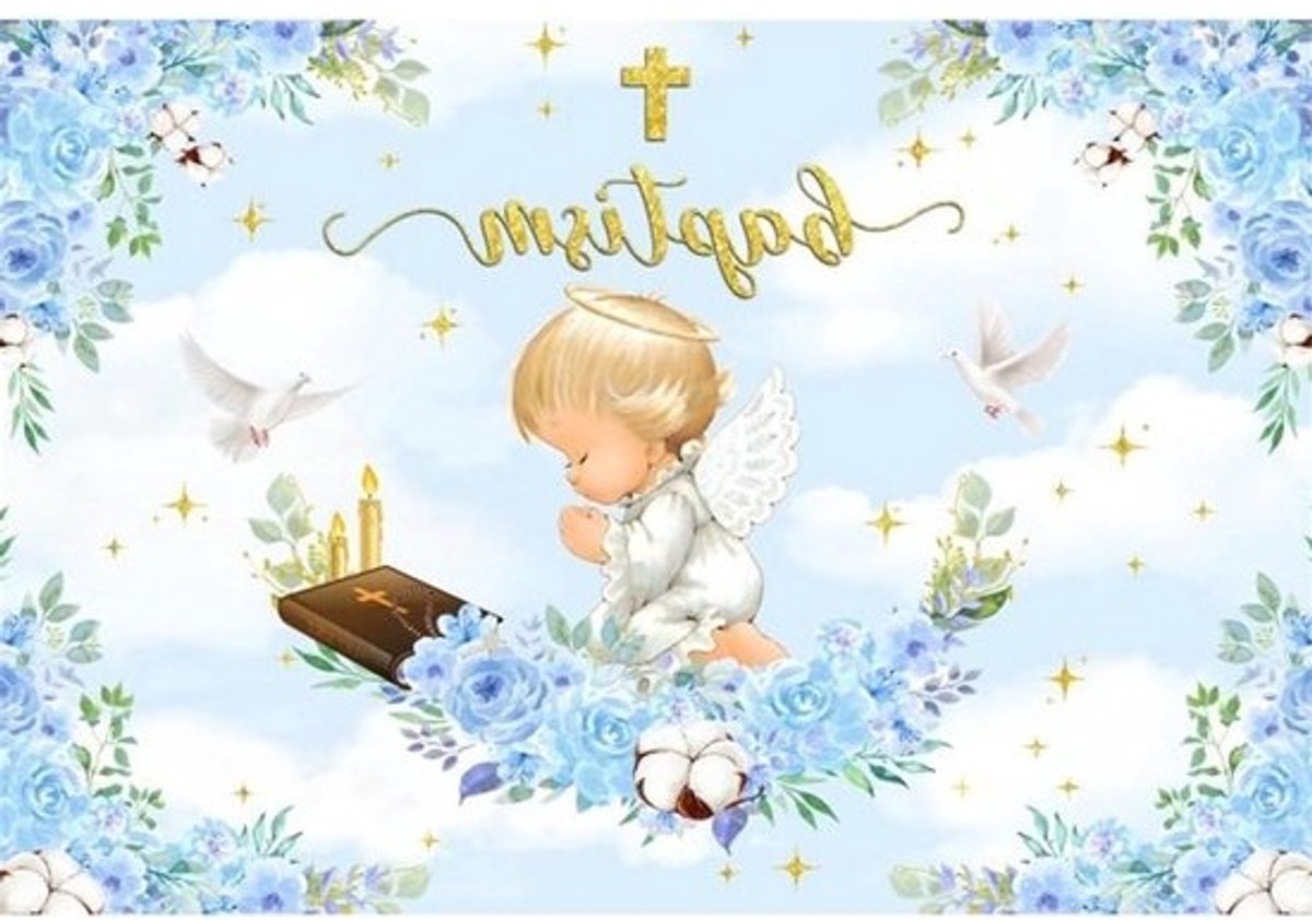 Fotografie Achtergrond - Decoratie Banner - Feest Fotografie - Religieus Thema - 10x6.5ft - Multicolor