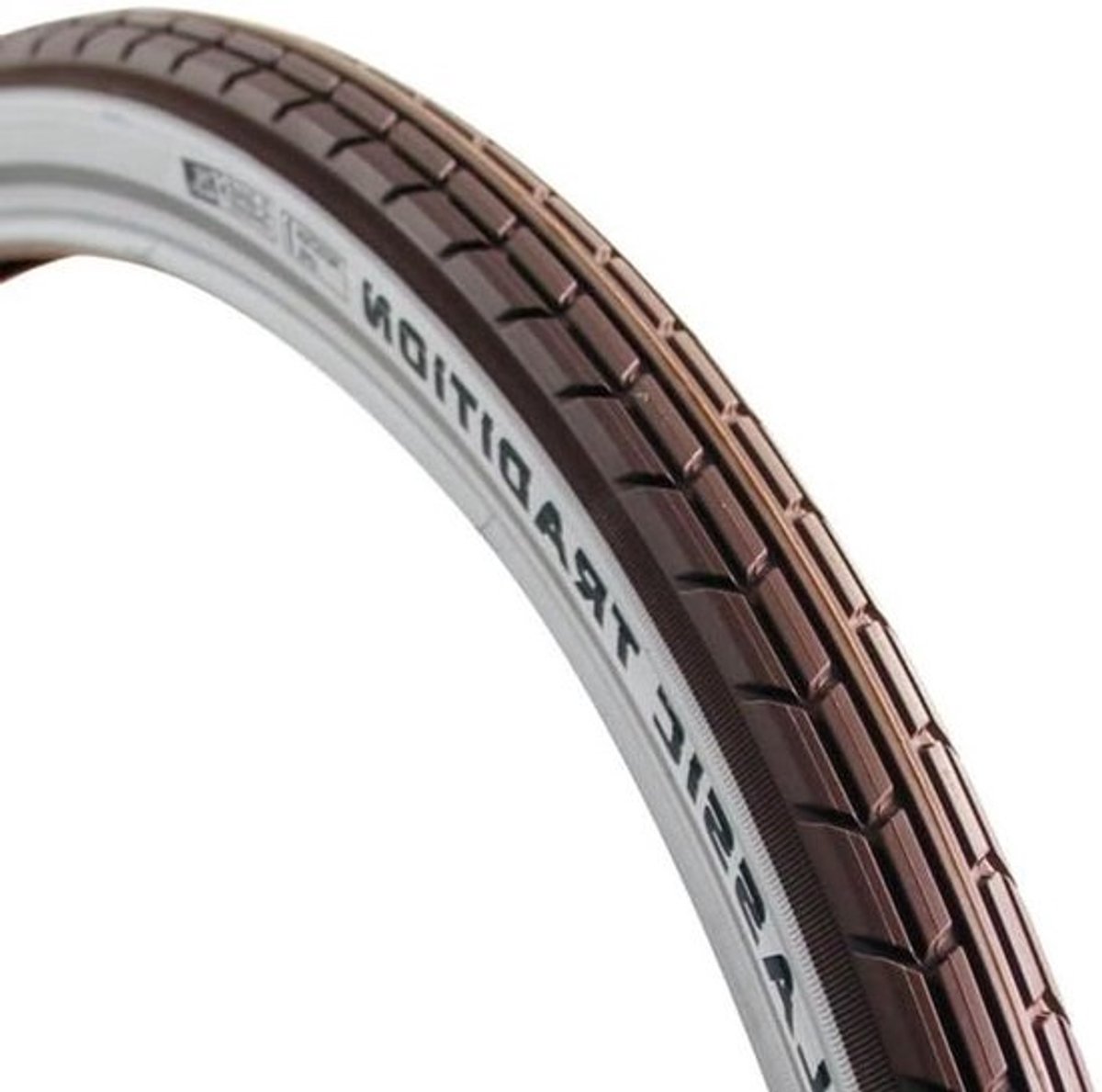 Buitenband Fiets - Fietsband Bruinwit - Stadsverkeer - Reflecterende Streep - 28 x 1.75 inch - Bruinwit
