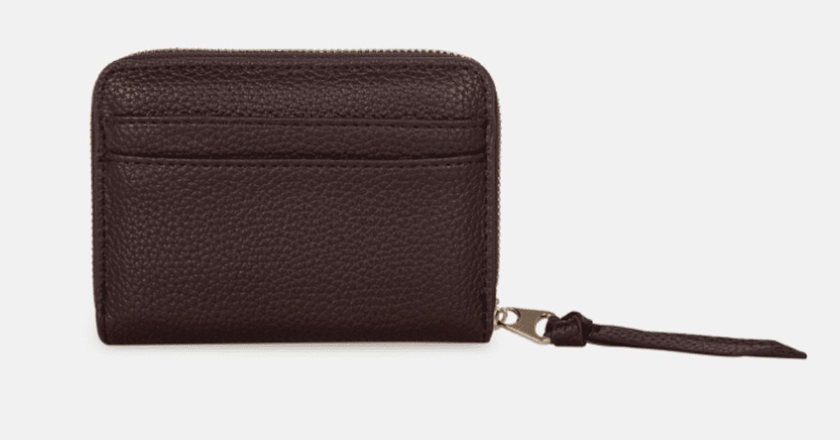 Laurent David Dames Wallet Estée Dark Brown | Bruin | Maat: One Size
